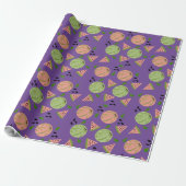 Huge Watermelon en Slicks Art Pattern Cadeaupapier (Uitgerold)