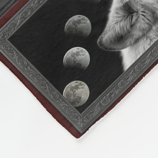 Huge Wolf 3D Blanket Fleece Deken (Hoek)