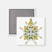 Hugenotenkruis Magneet (Voorkant / Achterkant)