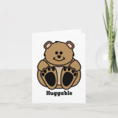 Huggable draagt notecard kaart (Voorkant)