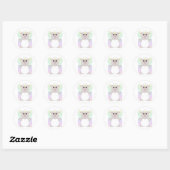 Huggable Fairy White Sheep Ronde Sticker (Vel)