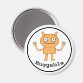 Huggable - Standaard, 2¼-inch Ronde Magnet (Voorkant / Achterkant)