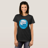 Huggen niet met handhand voor mannen t-shirt (Voorkant volledig)