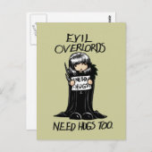 Huggen nodig briefkaart (Voorkant / Achterkant)