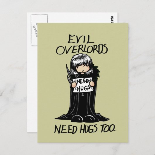 Huggen nodig briefkaart (Voorkant / Achterkant)