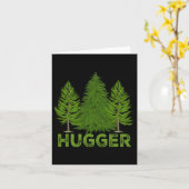 Hugger Tree Global Warming Climate Change Earth Da Kaart (Gele Bloem)