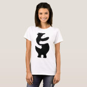 Huggers "Black Print" T-shirt (Voorkant volledig)