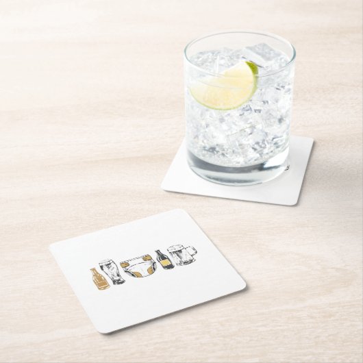 Huggies and Chuggies Kartonnen Onderzetters (Insitu)