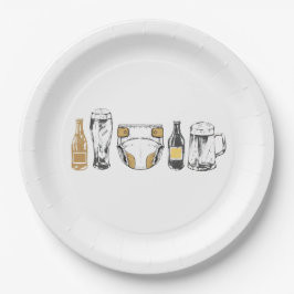 Huggies and Chuggies Papieren Bordje