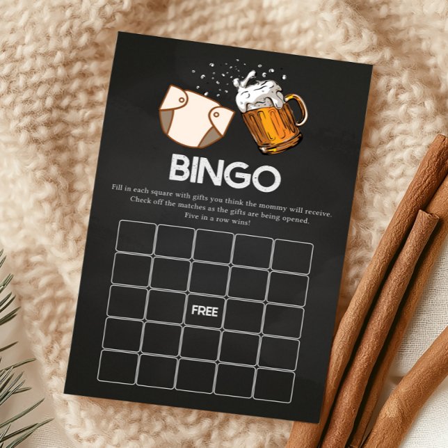 Huggies en Chuggies Baby Shower Bingo Spel (Huggies and Chuggies Baby Shower Game)
