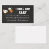 Huggies en Chuggies Baby shower Boeken voor Baby Informatiekaartje (Voorkant / Achterkant)