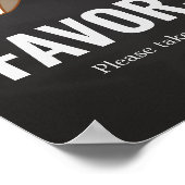 Huggies en Chuggies Baby shower gunsten Poster (Hoek)