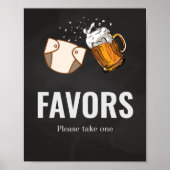 Huggies en Chuggies Baby shower gunsten Poster (Voorkant)