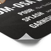 Huggies en Chuggies Baby shower Moeder Osa Bar Poster (Hoek)