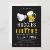 Huggies en Chuggies Baby shower Uitnodiging (Voorkant)