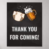 Huggies en Chuggies Bedankt voor je komst Poster (Voorkant)