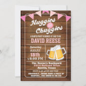 Huggies en Chuggies Dad Diaper Party Invitation Kaart (Voorkant)