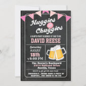 Huggies en Chuggies Dad Luiers Feest Uitnodiging (Voorkant)