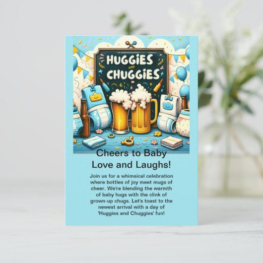 Huggies en chuggies informatiekaartje (Staand voorkant)