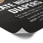 Huggies en Chuggies Late Night Luiers Poster (Hoek)