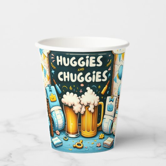 Huggies en chuggies papieren bekers (Voorkant)