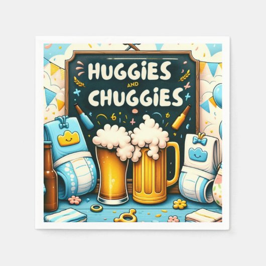 Huggies en chuggies servet (Voorkant)