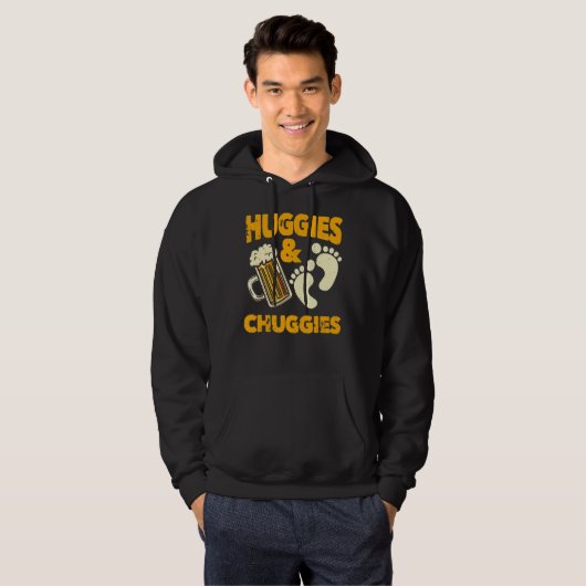 Huggies en Chuggies Toekomstige Vader Feest Hoodie (Voorkant volledig)