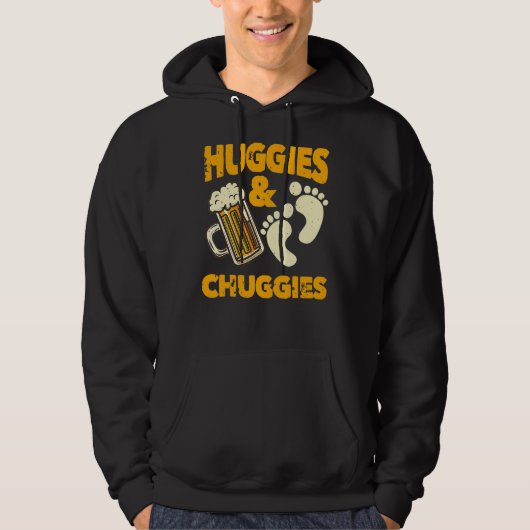 Huggies en Chuggies Toekomstige Vader Feest Hoodie (Voorkant)