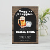 Huggies en Chuggies Vader Luier Douche Kaart (Staand voorkant)