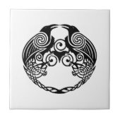 Huggin en muninn tegeltje (Voorkant)