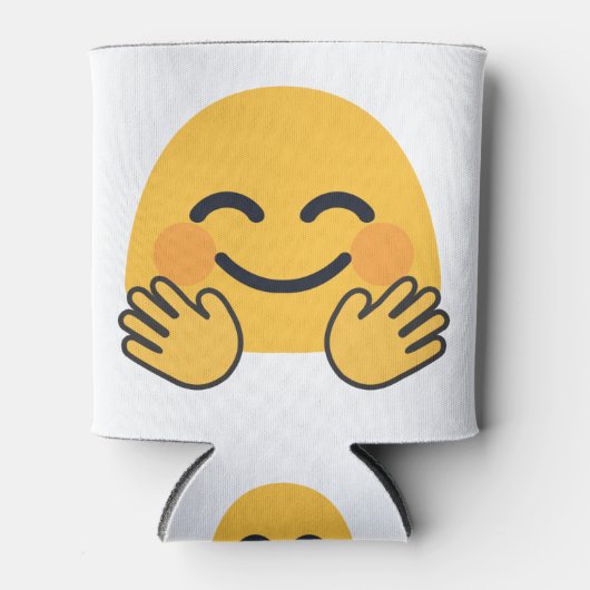Hugging Emoji Blikjeskoeler (Voorkant)