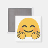 Hugging Emoji Magneet (Voorkant / Achterkant)