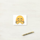 Hugging Emoji Post-it® Notes (Op bureau)