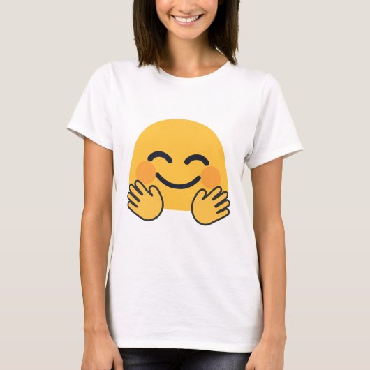 Hugging Emoji T-shirt (Voorkant)
