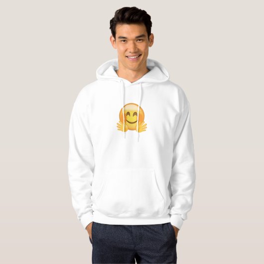 Hugging Face Emoji Hoodie (Voorkant volledig)