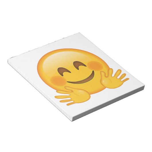 Hugging Face - Emoji Notitieblok (Schuin)