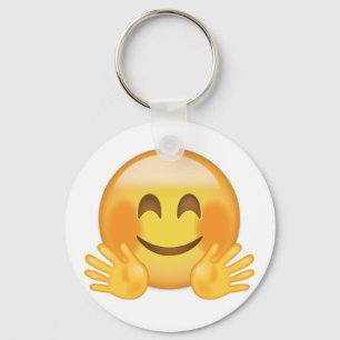 Hugging Face Emoji Sleutelhanger