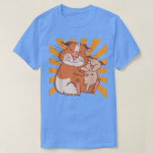 Hugging Guinea Pig mam T-shirt (Design voorkant)