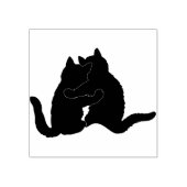 Hugging Kittens Rubberstempel (Afrduk)