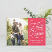 Hugging Script Valentijnsdag-fotokaarten Feestdagenkaart (Staand voorkant)