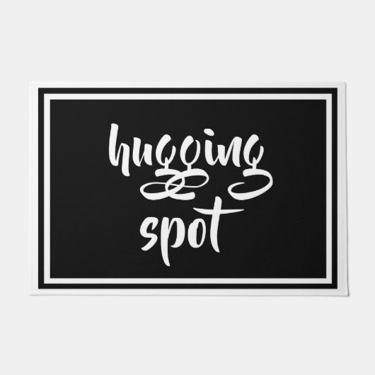 Hugging Spot Uw Kleuren Deurmat (Voorkant)