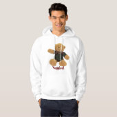 Huggles Schattige Teddy Bear Meisjes' Hoodie (Voorkant volledig)
