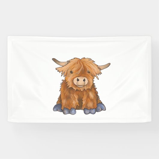 Huggy Harry - Onderdeel van mijn Fluffy Friends-se Spandoek (Horizontaal)