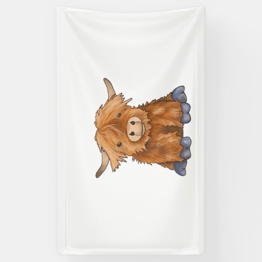 Huggy Harry - Onderdeel van mijn Fluffy Friends-se Spandoek (Verticaal)