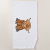 Huggy Harry - Onderdeel van mijn Fluffy Friends-se Strandlaken (Voorkant)