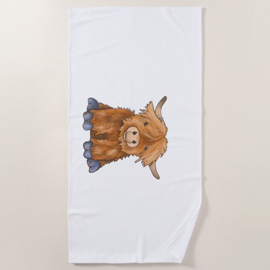 Huggy Harry - Onderdeel van mijn Fluffy Friends-se Strandlaken (Voorkant)