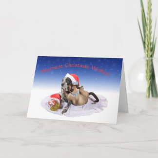 Huggy Kerstmis Kaart