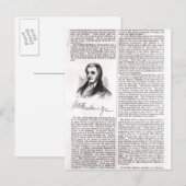 Hugh Henry Brackenridge Briefkaart (Voorkant / Achterkant)