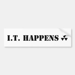 Hugh Howey I.T. Wordt WOOL-Bumpersticker uitgevoer Bumpersticker