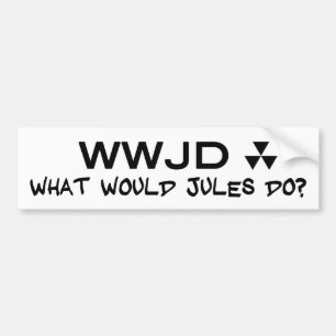 Hugh Howey wat Jules zou doen Bumpersticker